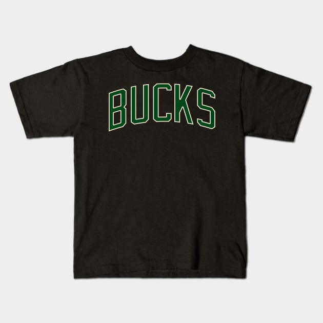 Bucks Kids T-Shirt by teakatir